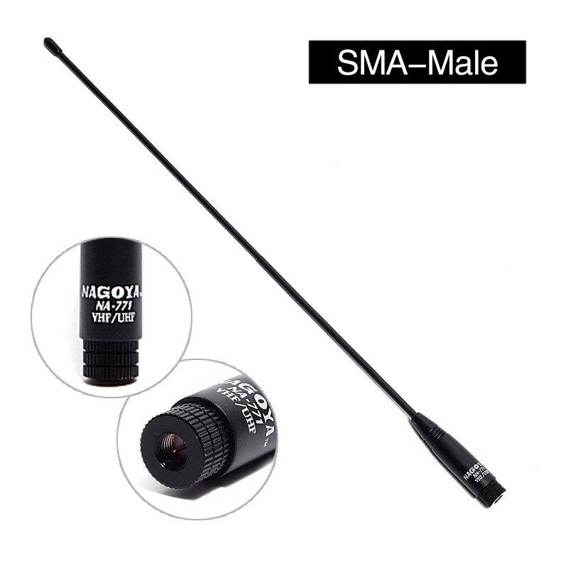 Nagoya NA-771 Sma-Male Dual Band 144/430 Mhz Antenne NA771 Voor Handheld Gps Garmin Alpha 100 50 astro 430 320 220 900