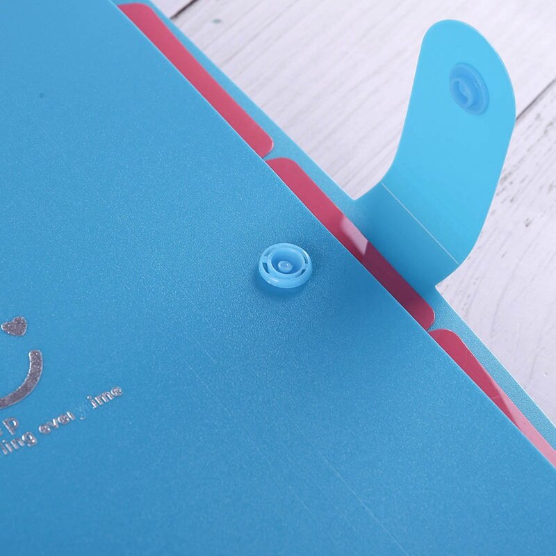 Portable Multi-layer A4 Plastic File Folder Extension Wallet Bill Receipt File Sorting Organizer Office Storage Bag Folders
