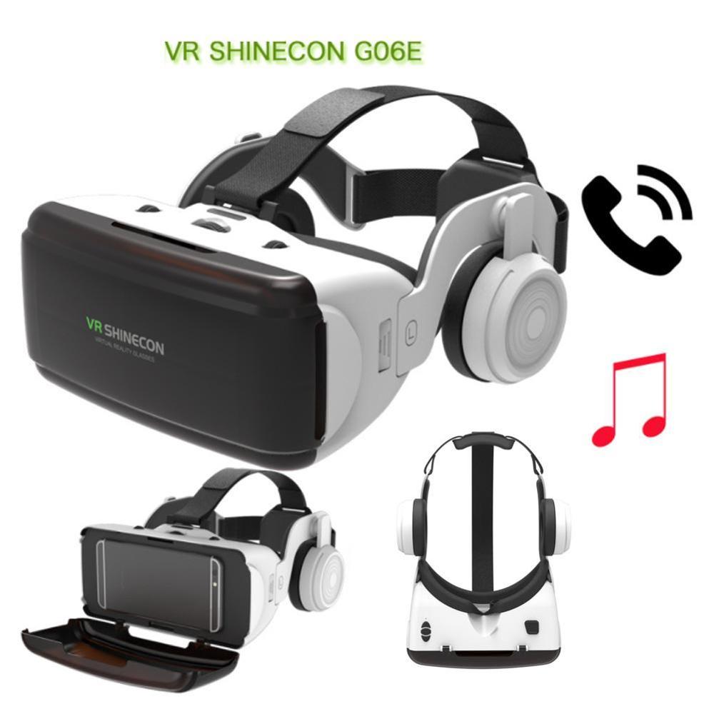 Originele Vr Virtual Reality 3D Glazen Doos Stereo Vr Google Kartonnen Headset Helm Voor Ios Android Smartphone,Bluetooth Rocker