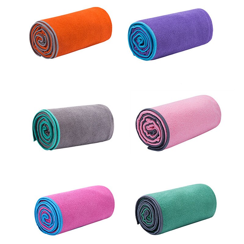 183cm*61cm*4mm skridsikker solid yoga tæppe beskyttende måtten håndklæde indendørs dansepude pilates fitness klud tæpper