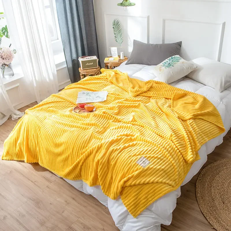 Patroon Knuffeldeken Is Geschikt Voor Banken Bedden-Dekens Zacht En H Sweatshirt Deken Gooien Zachte Deken Voor Bank: 70x100 cm / YELLOW