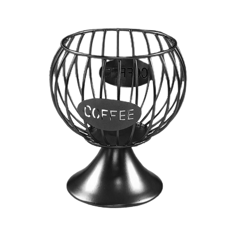 Cabilock Coffee Capsule Holder - Metal Wire Mug Carousel For Pod Storage Organization