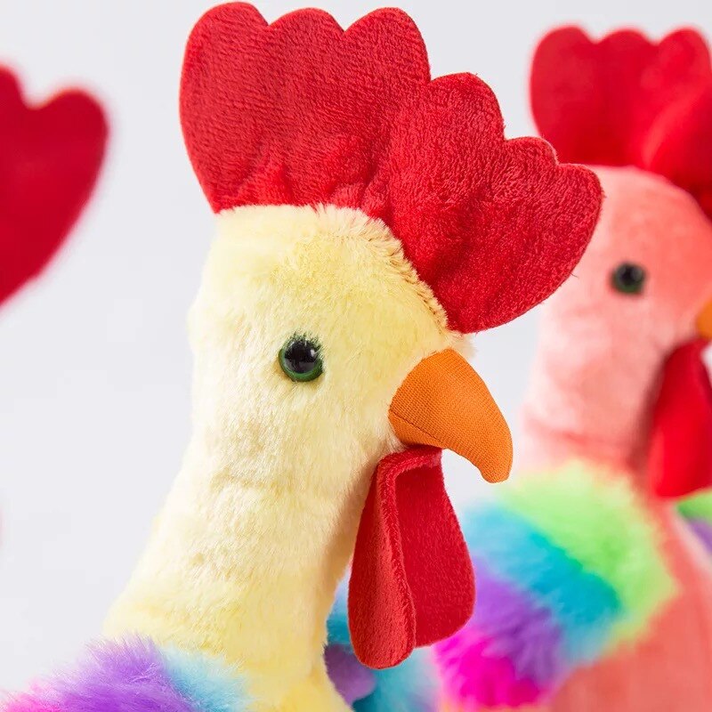 Elektrische Huhn Plüsch Spielzeug Singen Tanzen Interaktive Stofftier Lustige Huhn Plüsch Spielzeug Geburtstag Für Baby und Kinder