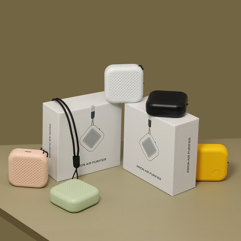 Personal Mini 15 Million Negative Ion Generator Hanging Neck Air Purifier Wearable Portable Car Oxygen Bar Home Ozone Sterilizer