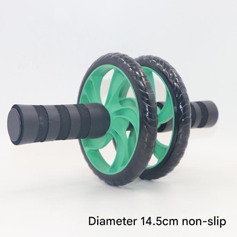 Roue abdominale sans bruit, rouleaux Ab avec tapis pour l'exercice, équipement de Fitness, accessoire d'exercice de la taille et des muscles abdominaux: Black