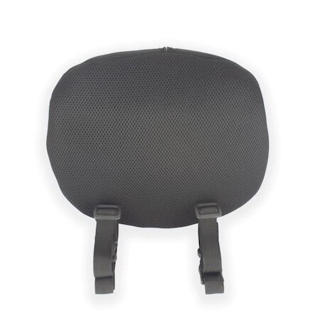Cojín Lumbar para asiento de coche, cojín Lumbar negro para corrección de postura y dolor de espalda, cojín Lumbar para Conductor de coche