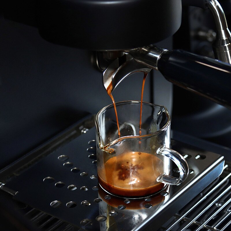 Hittebestendige Glazen Maatbeker Verdikte Glas Onskop Jigger Voor Espresso Koffie Melk Onskop Thuis Koffie Onskop