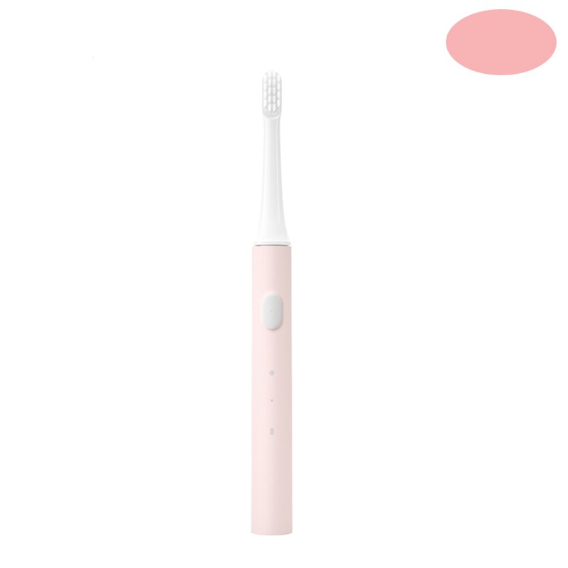 Xiaomi-cepillo de dientes eléctrico Mijia T100 para adulto, resistente al agua, Ultra sónico, automático, recargable por USB: pink