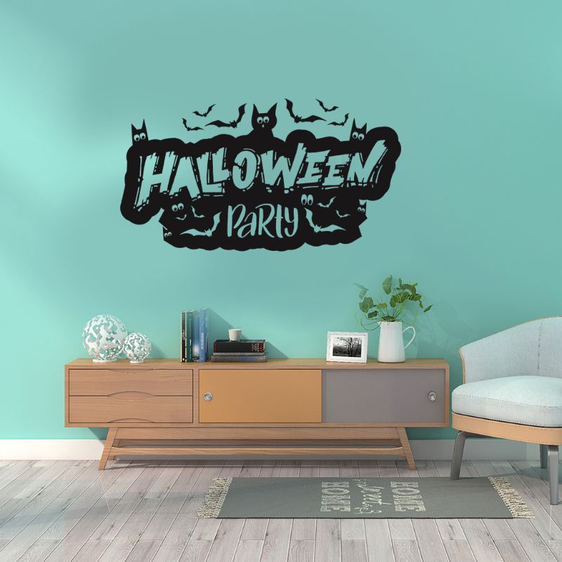 Halloween Verwijderbare Pvc Magic 3D Plafond Vloer Sticker, De Art Dreamscape Home Decor Muurschilderingen Behang