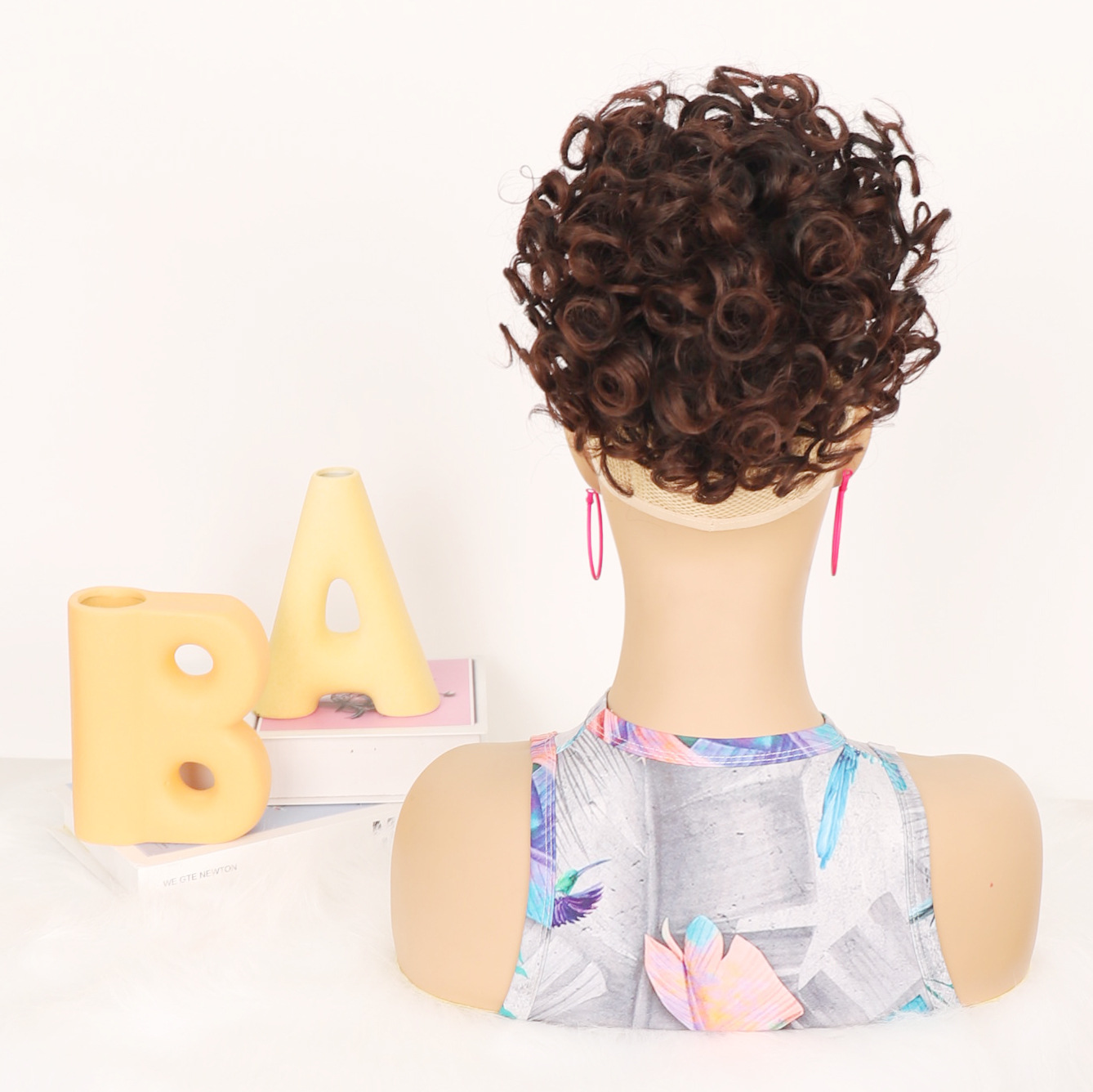 Chignon en désordre pour femmes, cordon élastique, vague lâche, grand Chignon bouclé, Extension queue de cheval bouffante synthétique