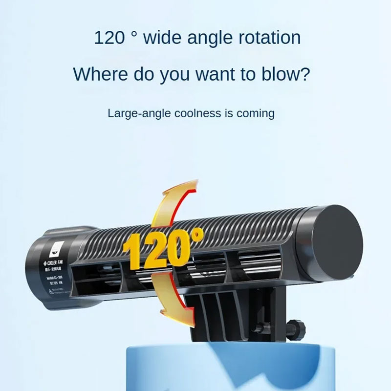 Aquarium Koelventilator Automatische Aquarium Temperatuurregelaar Digitale Display Intelligente Fan Aquarium Koeler Apparatuur 12V