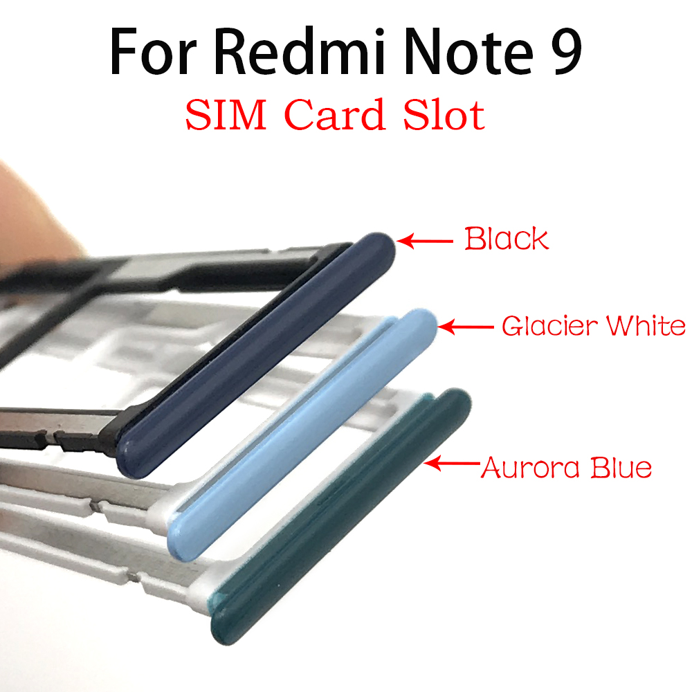 Nowy zamiennik dla Xiaomi Redmi uwaga 10 Pro uwaga 9S 9 8 Pro 7 Nano SIM uchwyt karty taca Chip gniazdo uchwyt Adapter gniazdo + Pin