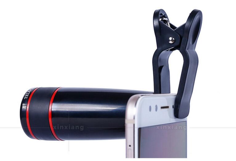 Télescope monoculaire extérieur de 8X21mm avec le support de Clip de combiné d'appareil-photo de téléphone portable 8 fois le télescope de bande vidéo de photographie