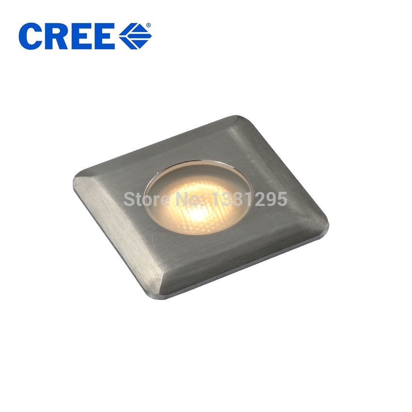 12V IP67 LED Underground Lamp Outdoor Spot Recessed Deck Floor Light Ground Buried Patio Paver Driveway Landscape 3W CREE
