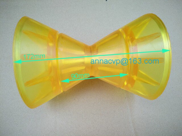 CVP bow roller for boat trailer , yellow PVC boat trailer roller, trailer parts.