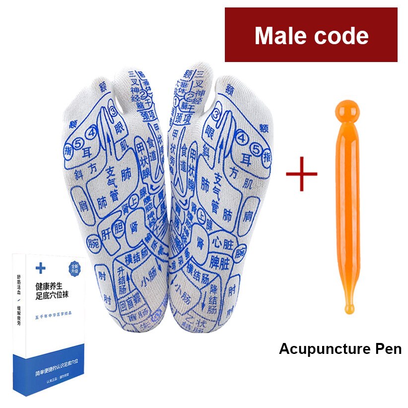 Acupressure Reflexology Socks Palm Acupoints Glove... – Grandado