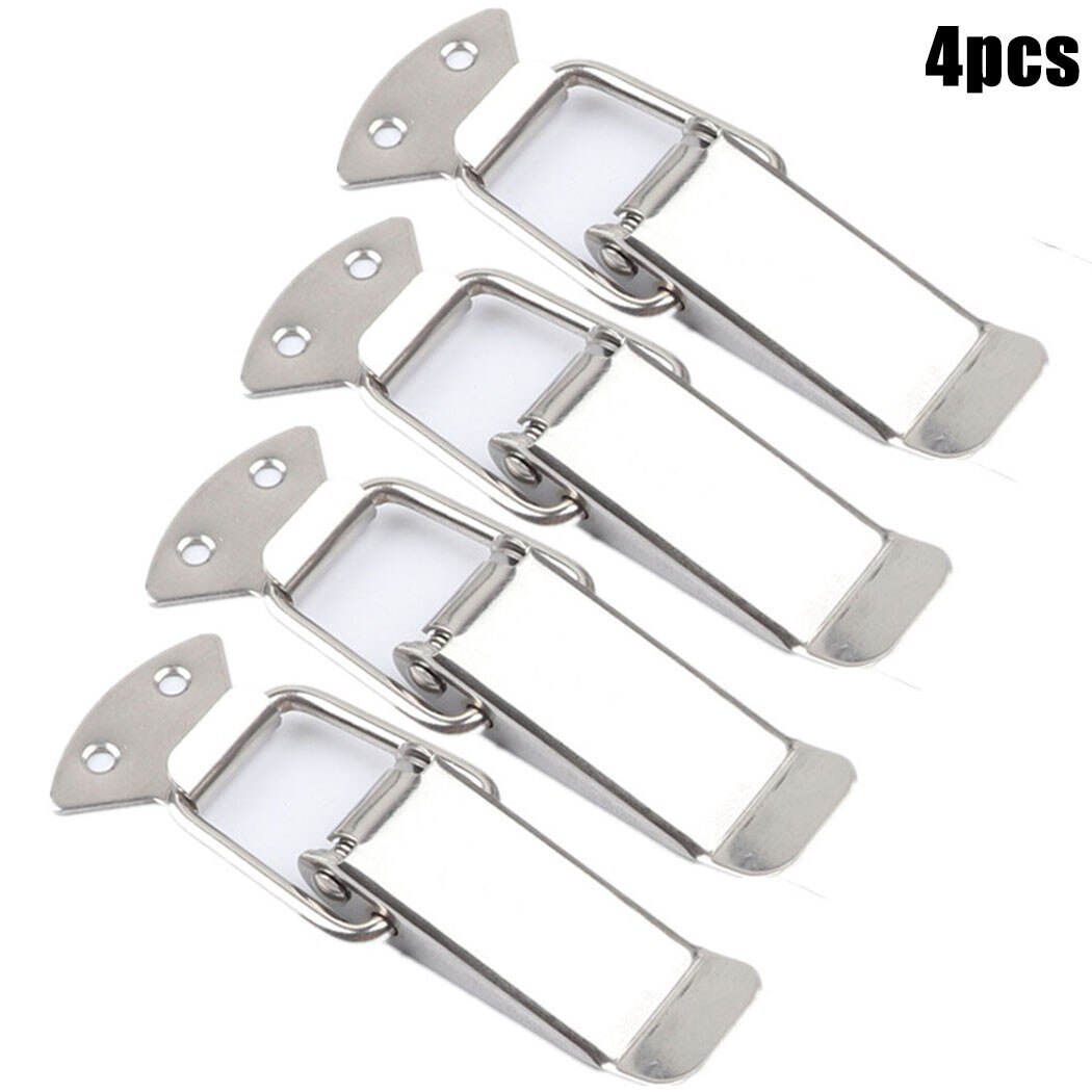 4× Spring Clip For Leaf Of Table Steel Toggle Latch Catch Buckle Underside Stainless Steel Toggle Latches Hand Tool