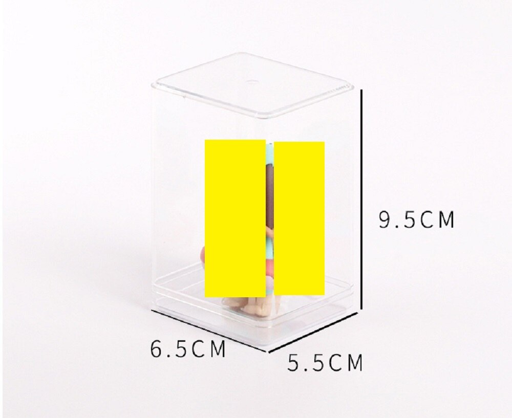 10 stücke transparent Spielzeug Anzeige Dosen Modell Anzeige Halfter Kunststoff Kasten Sammlung Schrank Organizer Hause Dekoration