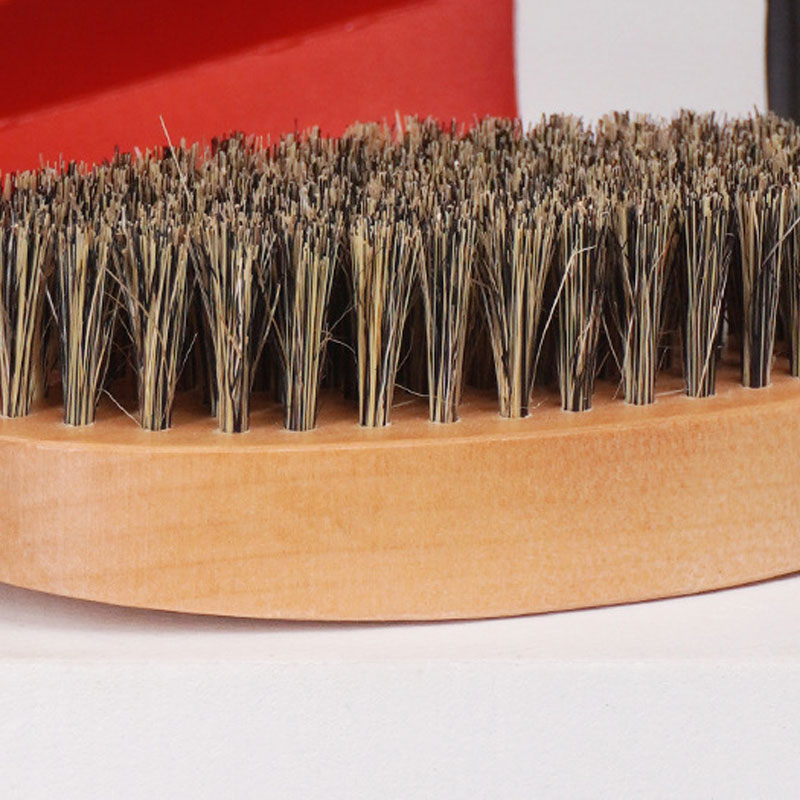 【Ventas calientes】cepillo de cerdas de madera maciza para hombres, herramienta de limpieza de estilo de personalidad, cepillo de peine para Barba