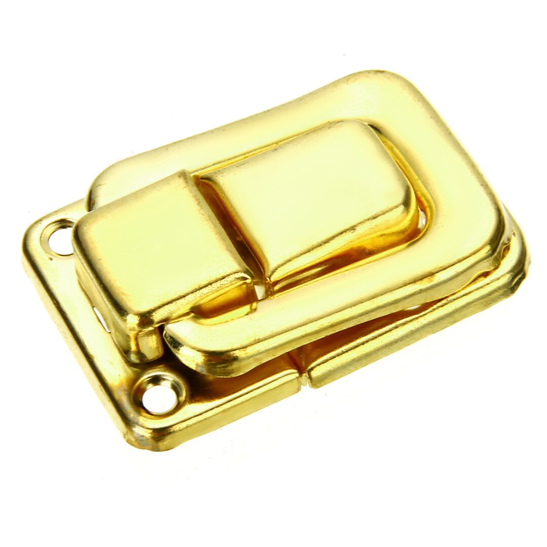 4pcs Gold/Silver Fastener Toggle Lock Latch Catch for Suitcase Case Boxes Chests Trunk Door Hasps Locks Hardware Tool