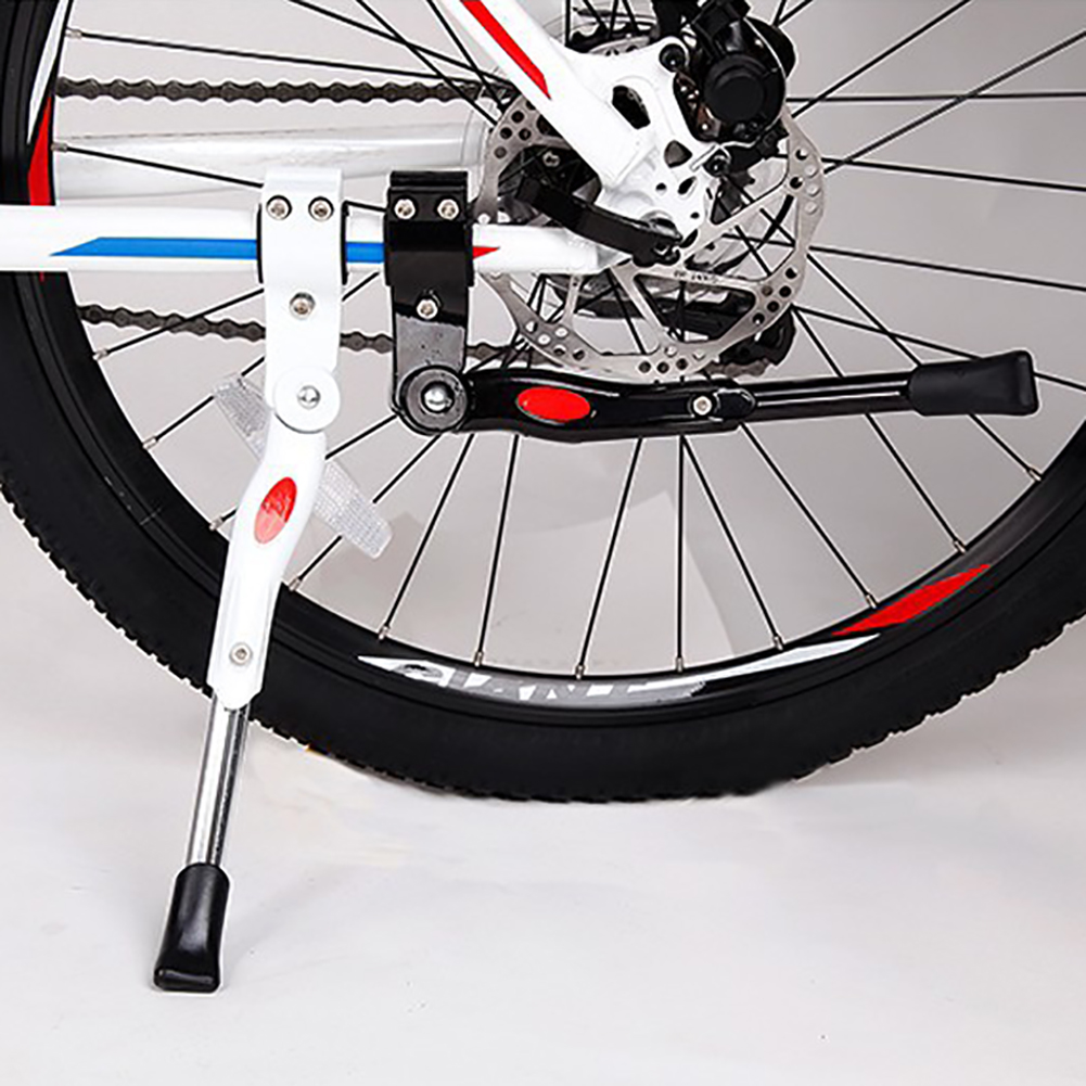 Pata de cabra ajustable para bicicleta, soporte de aleación de aluminio para bicicleta de montaña y carretera, diámetro de rueda de 16, 20, 24 y 26 pulgadas