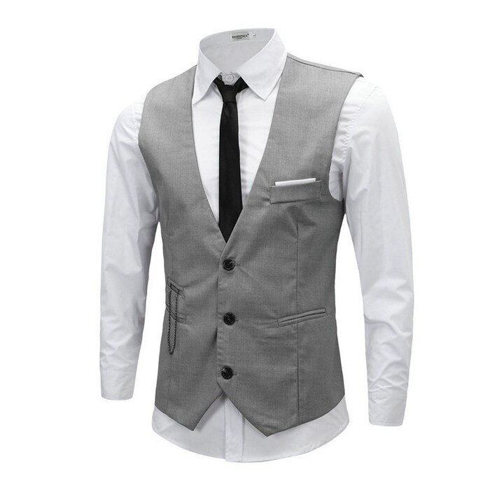 Formale Weste männer schlank Ärmellose Jacke Weste Blazer Männer Weste Colete Ropa hombre Chaleco hombre Anzüge Weste Männer Kleidung