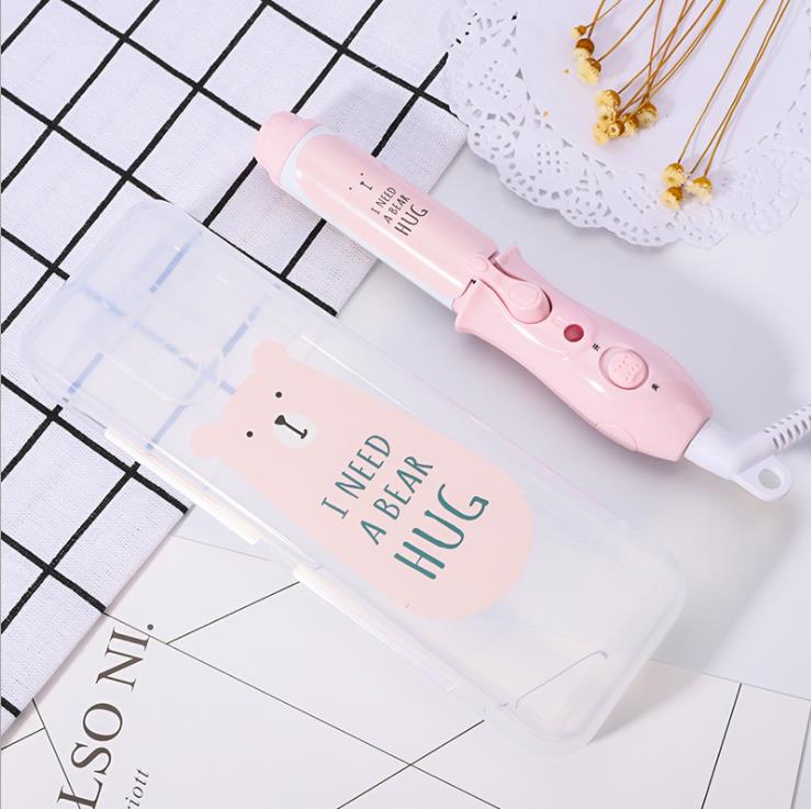 2 in 1 cartoon rol stijltang dual-use kapper dames student haar stijltang krultang draagbare elektrische spalk krultang: 12