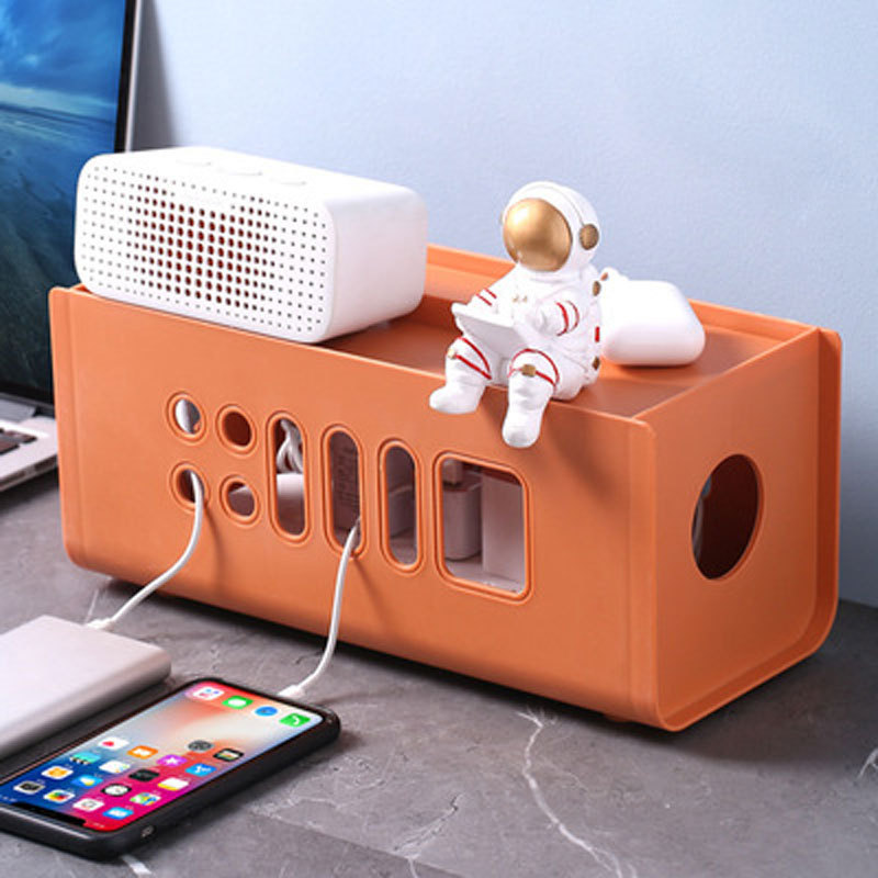 Plastic Cable Management Box Cable Organizer For Cables Pick Up Usb Cable Winder Mouse Headphone Wire Arrangement Protector