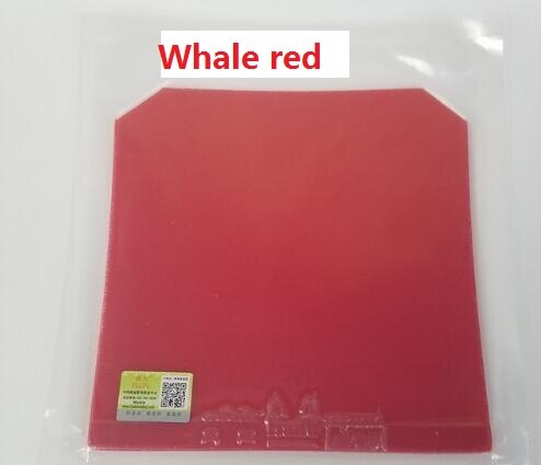 1x Haifu shark whale 2 II Pips-In Table Tennis (PingPong) Rubber traininfg rubber With Sponge: whale red