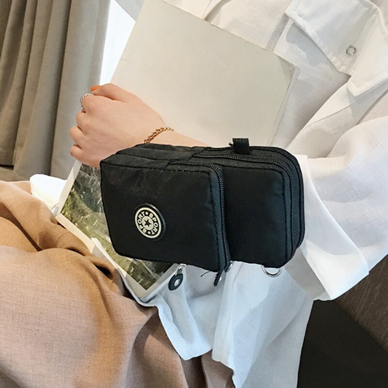 Kvinders cross-body mobiltelefon skulderrem pung pose pung mobiltelefon tasker