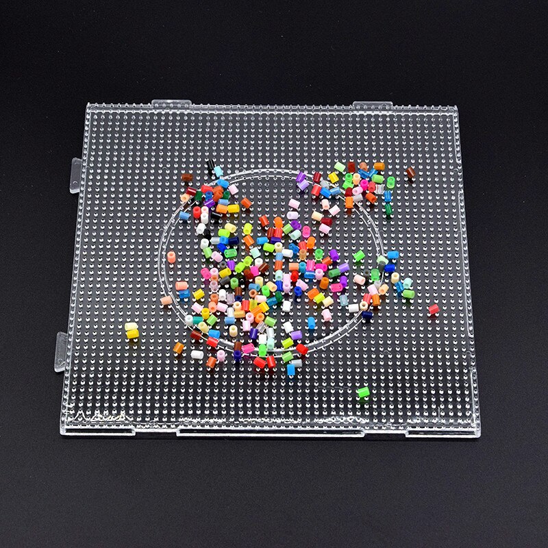 JINLETONG 5pcs Pegboards 2.6mm Hama beads fuse beads toys DIY beads tools education jigsaw puzzle template children toys