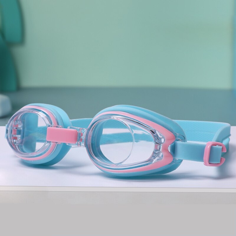 Kinderen Zwemmen Goggle Kids Anti-Fog Uv Protect Kinderen Waterdichte Siliconen Gespiegeld Swim Eyewear Verstelbare Bril