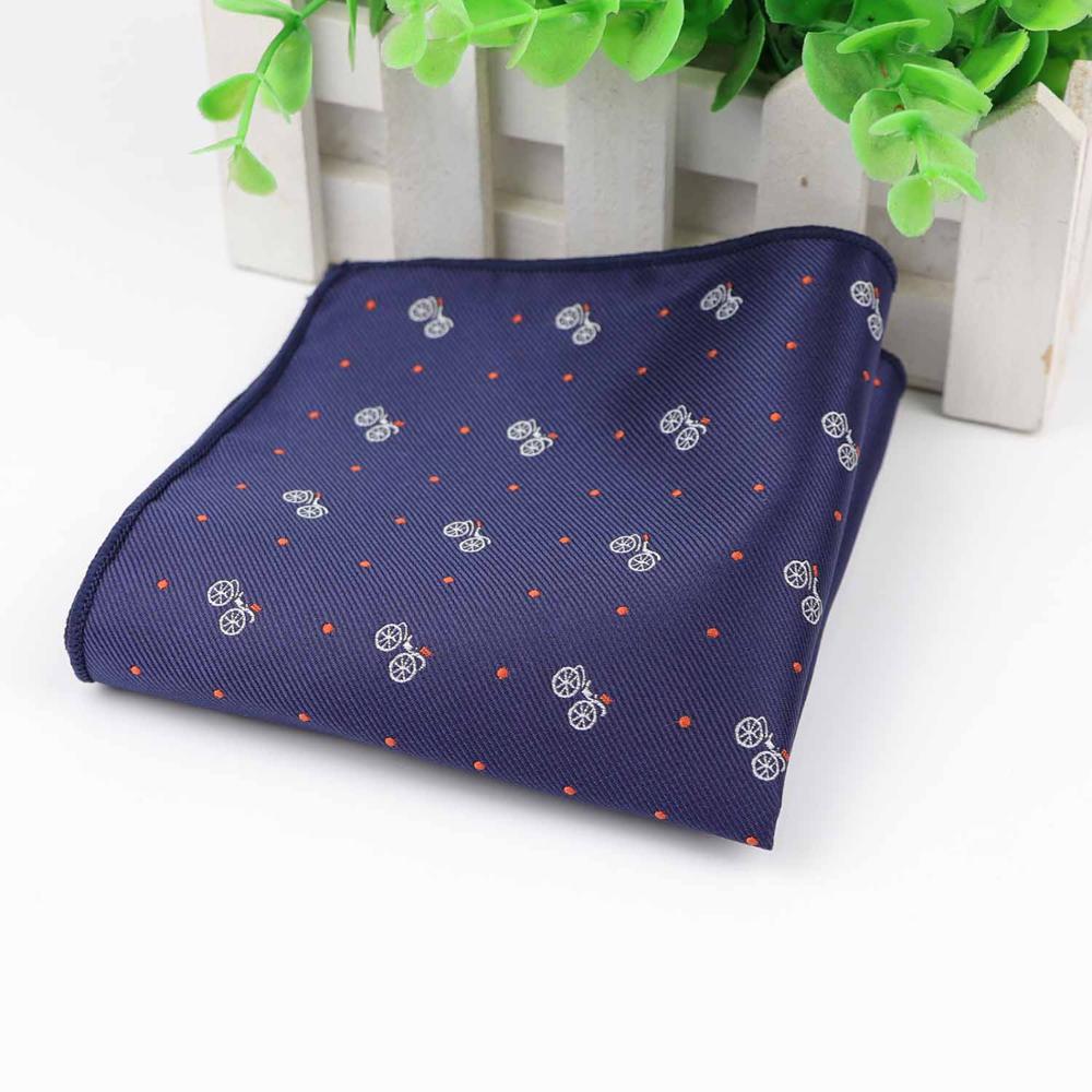Men Kid Polyester Handkerchiefs Woven Printing Pocket Square Hankies Party Casual Bike Umbrella Dog Car Pockets Hanky: 5