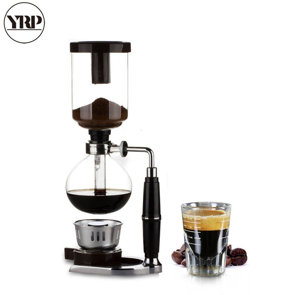 Japanese Style Coffee Syphon Pot 3/5 cups Siphon Coffee Drip Kettle Vacuum Filter Pot coffee make accessories espresso tools