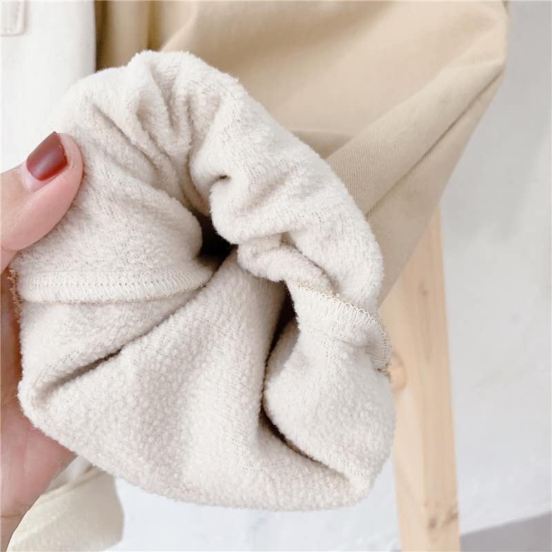 Herfst Winter Meisjes Lange Koreaanse Stijl Katoen Kinderen Jumpsuit Effen Kleur Pocket Enkele Breasted Ronde Hals Mouwloze Mode