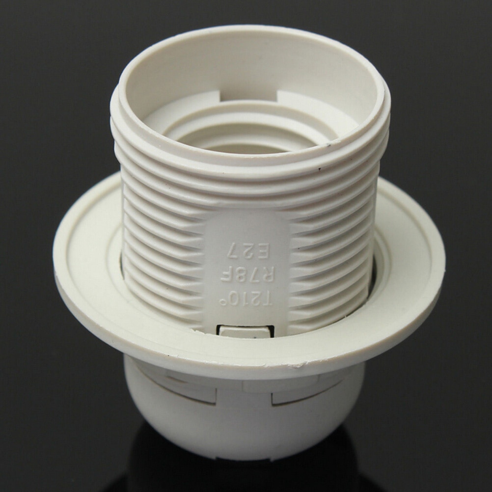 Brand E27 Lamp Bulb Holder Edison Screw Cap Socket White/Black Pendant Ceiling Light