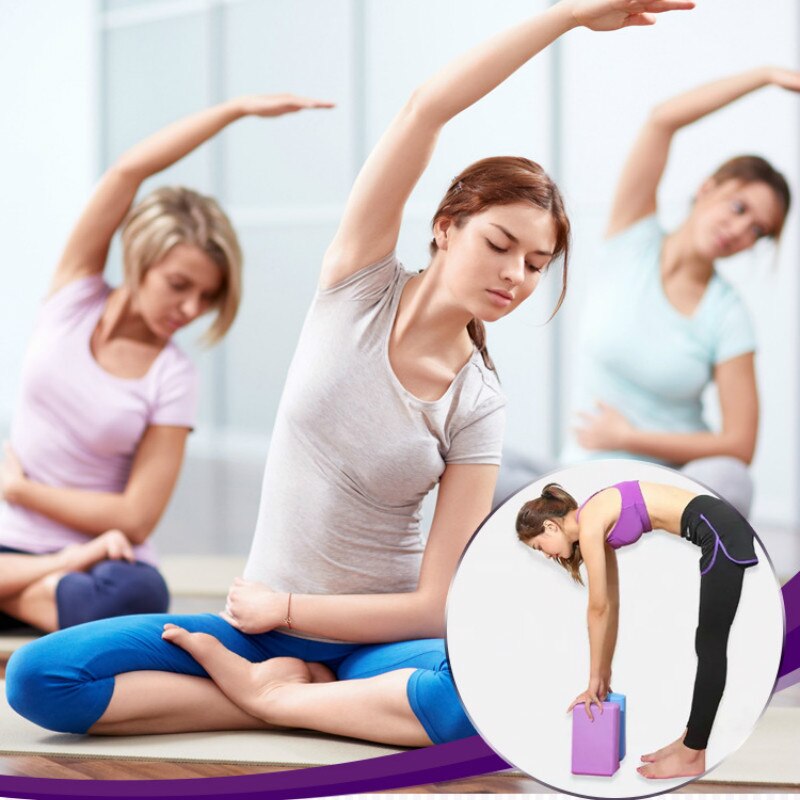 Eva-yogablöcke, sport-übungs-fitnessstudio-schaumstoff, trainingshilfe, dehnungshilfe, körperformung, gesundheitstraining für frauen, fitness-yoga-block