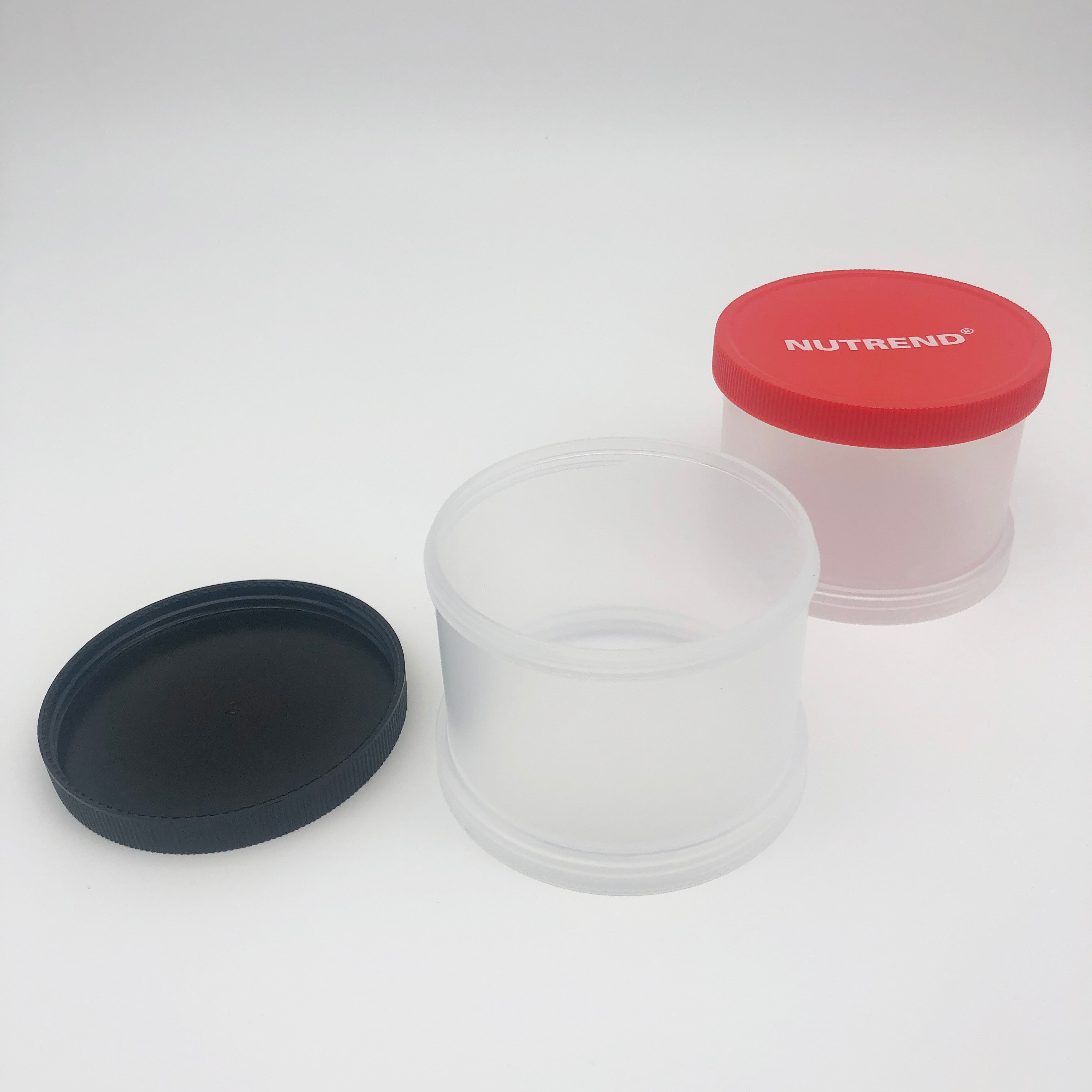 2 Layers 60g Capacity Protein Pill Container,Classic for better Carrying Vitamins&Powder