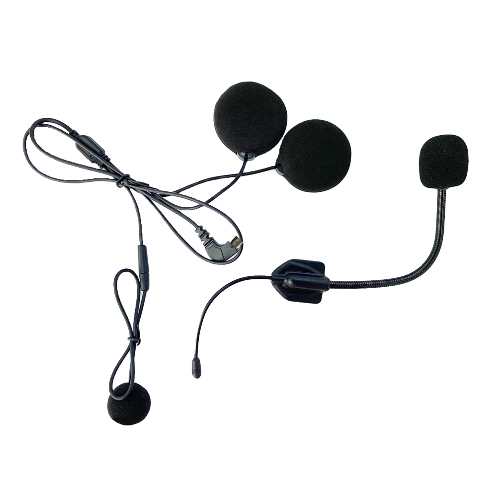 Hoofdtelefoon Microfoon 2 In1 Oortelefoon Accessoires Voor Maxto M2 M3 M 3S Voor Motorfiets Full/Half Face Integrale Open Helm Intercom