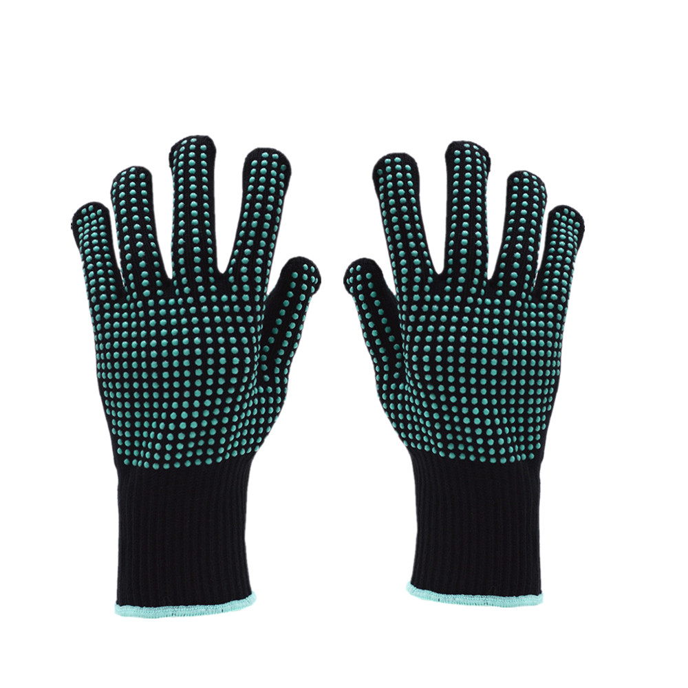 Barbecue anti-brandwerende handschoenen hitte handschoen bestendig bbq oven handschoenen keuken vuurvaste handschoenen anti-slip handschoenen voor bakken koken