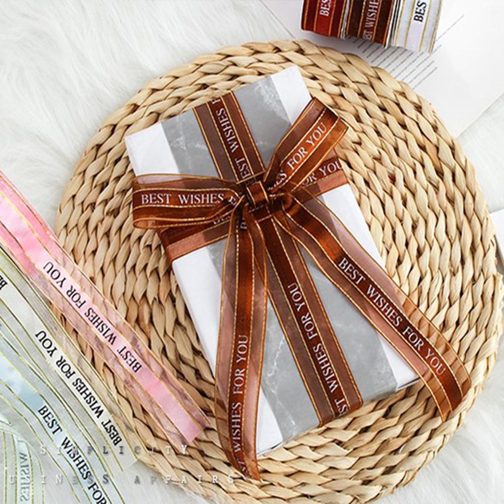 Rubans en Polyester pour décoration de gâteau d'anniversaire, 25mm, décoration de carte de noël pour fête de mariage, bricolage fait à la main, emballage de , rubans décoratifs