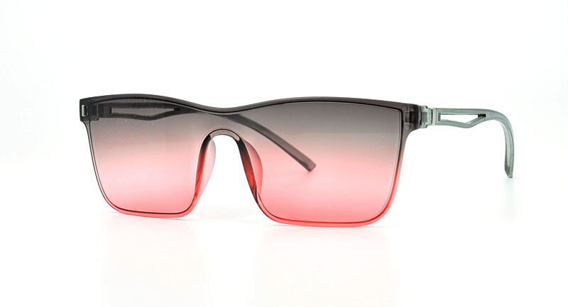 Kantløse solbriller i ét stykke med europæiske og amerikanske slikfarvede solbriller til damer: Y1