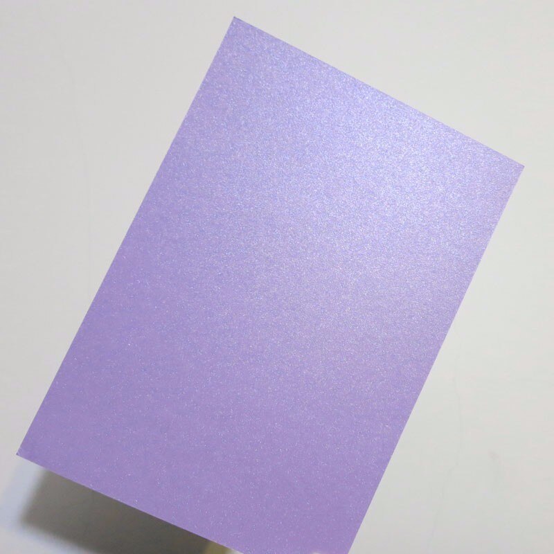 A5 Pearl Color Card Paper 250g Cardstock 20 colors optional: A5 Light purple