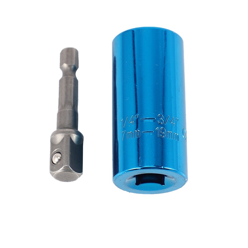 GTBL Universal Torque Wrench ic Spanner Grip Multi Function Universal Ratchet Socket 7-19Mm Power Drill Adapter Hand Tools