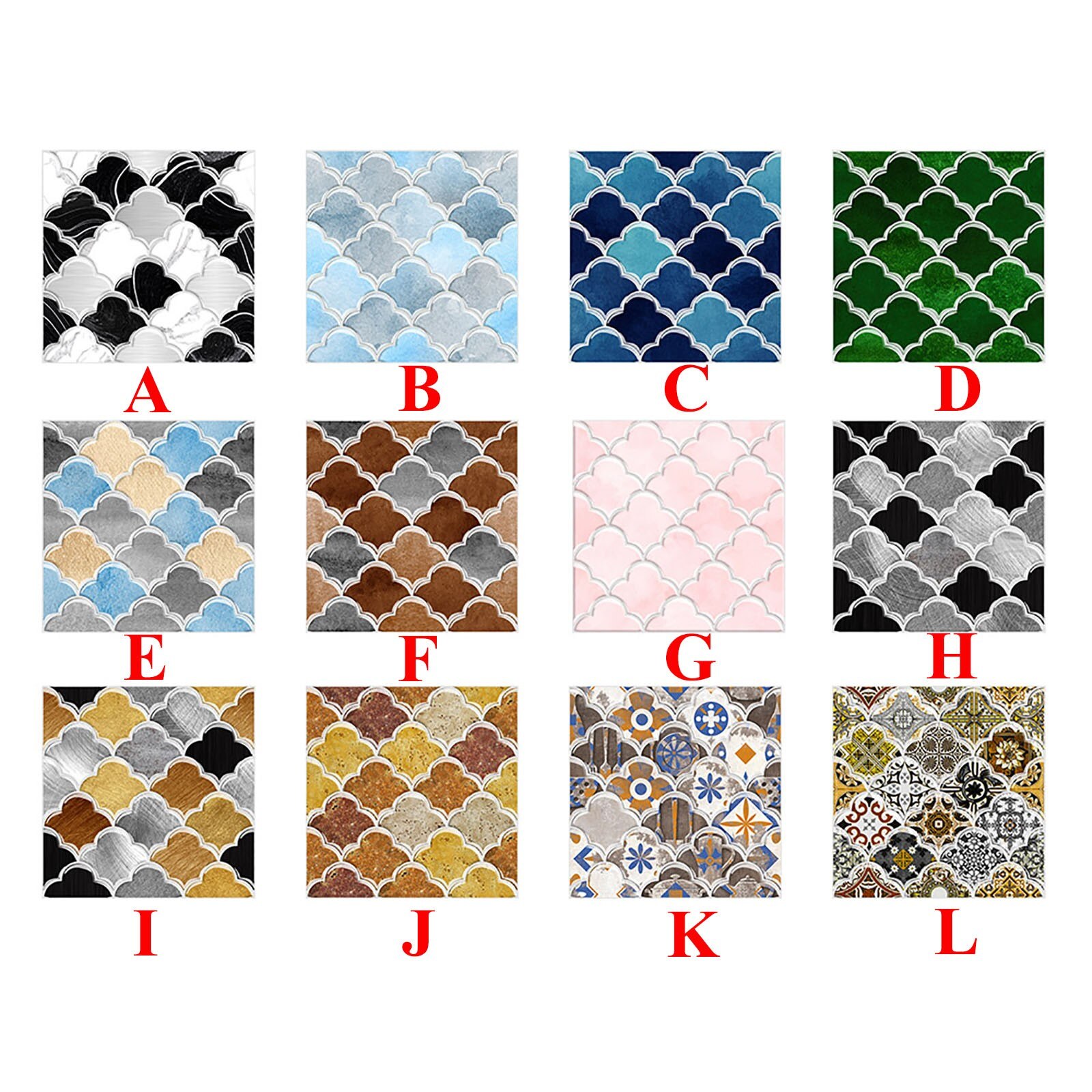 Mozaïek Tegel Zelfklevende Muur Sticker 5Pcs 10X10Cm Keuken Behang Muurschilderingen Waterdicht Stickers Woonkamer badkamer Decoratie