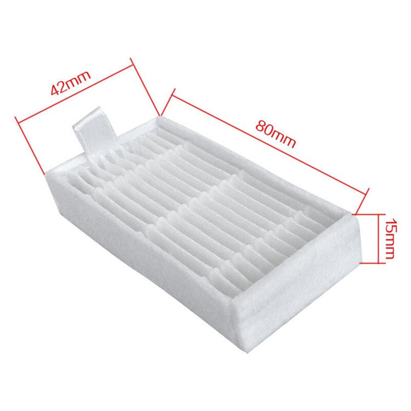 Filtro HEPA de polvo eficiente para aspiradora ILIFE v3/v3S/v3L/v3s pro/v5/v5s/v5s pro/x5/v50, piezas de recambio de Robot aspiradora, 10 piezas