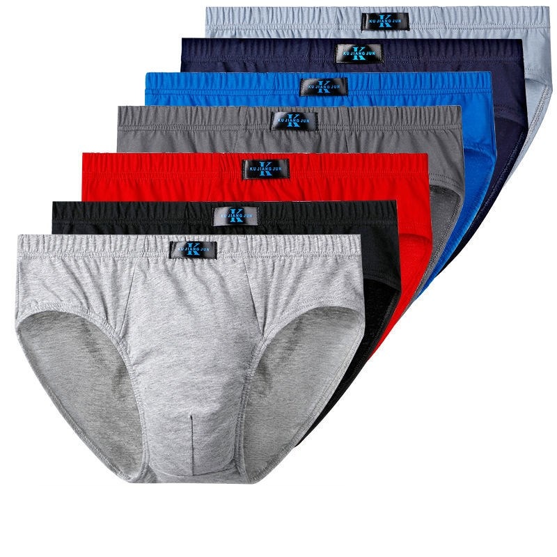 100% Cotton Briefs Mens Comfortable Underpants Man Underwear 5pcs/lot &amp;