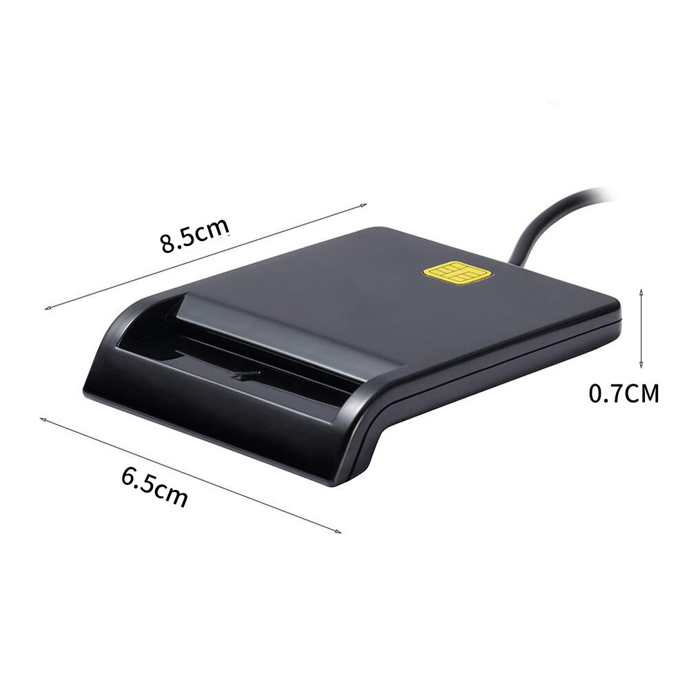 USB 2.0 Smart Card Reader CAC ID Bank Card Sim Card Clone Connector Card Reader Adapter PC Computer Laptop Accessories