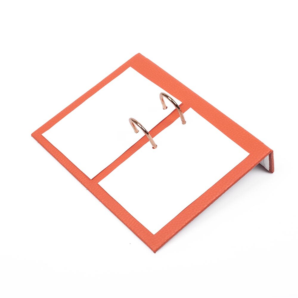 Support de calendrier en cuir pour ensembles de bureau (organisateur de bureau accessoires de bureau accessoires de bureau fournitures de bureau organisateur de bureau): Orange