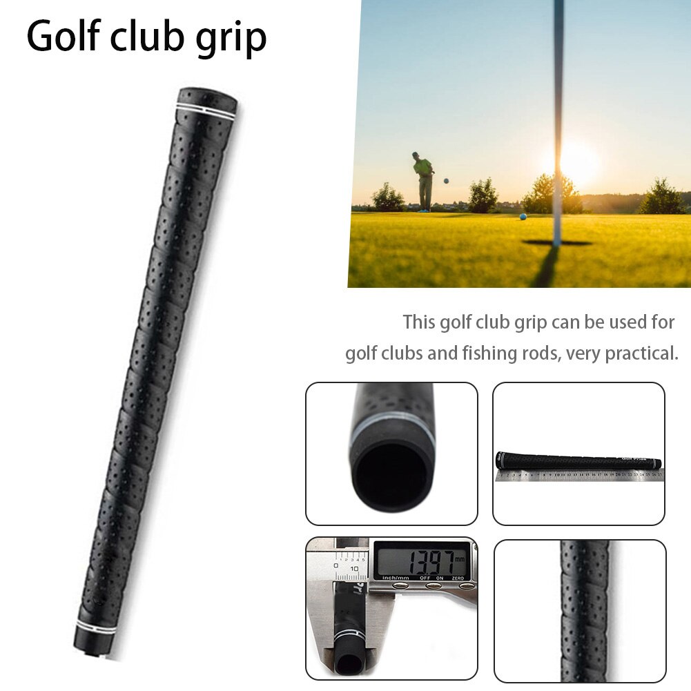 anti-slip Golf Rubber Grip Fishing Rod Hand Irons Wooden Swing Universal Golf Club Grip